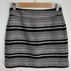 NWT Ann Taylor Loft Skirt | Women’s Size 2 Petite | Black and White